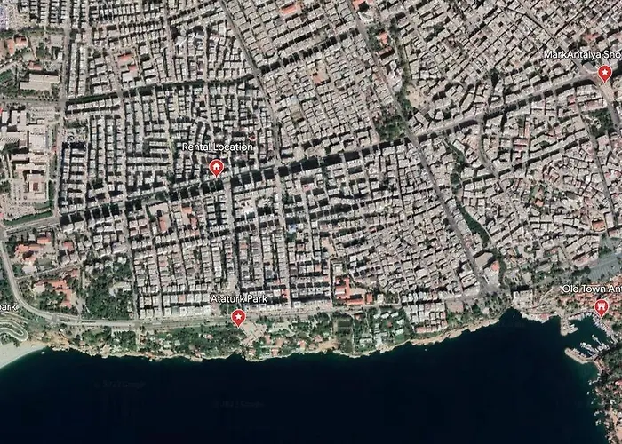 Downtown Oasis - Spacious Modern 3-br Flat Near Beachpark Appartamento Antalia